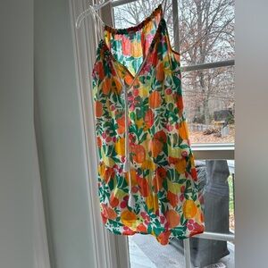 J.Crew Cover Up Dress Rope Straps and Tie with Tassel Fun Great Condition Small